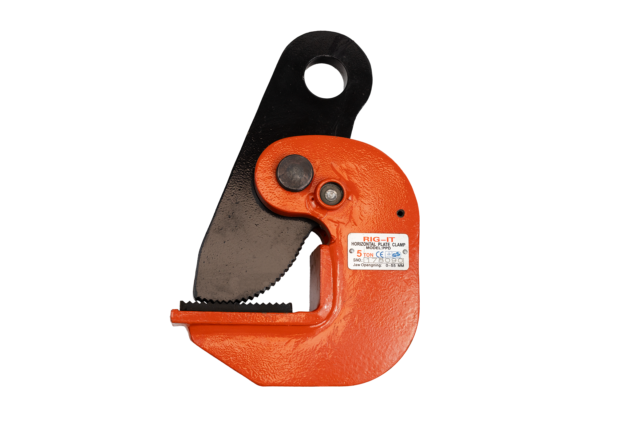 Rig-It Horizontal Plate Clamp Model PPD Product Photo.