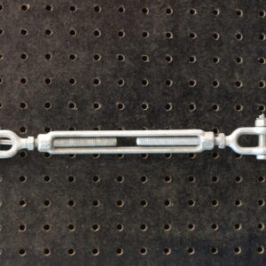 Canyon Rigging product photo of Turnbuckle jaw to jaw. it is displayed on Canyon Rigging's product wall.