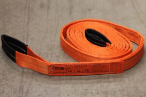 product photo of a Web Sling on concreate floor.