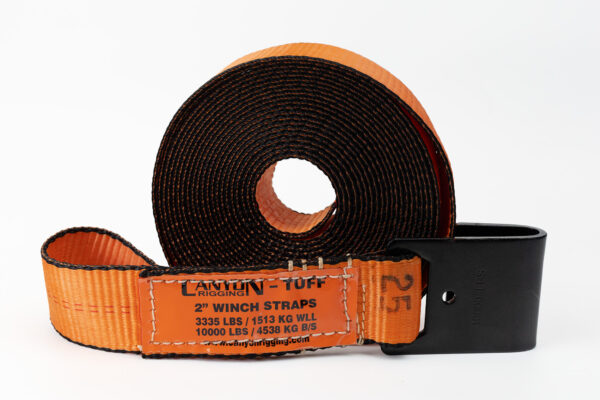 2 inch Canyon-Tuff Winch Strap with Flat Hook.