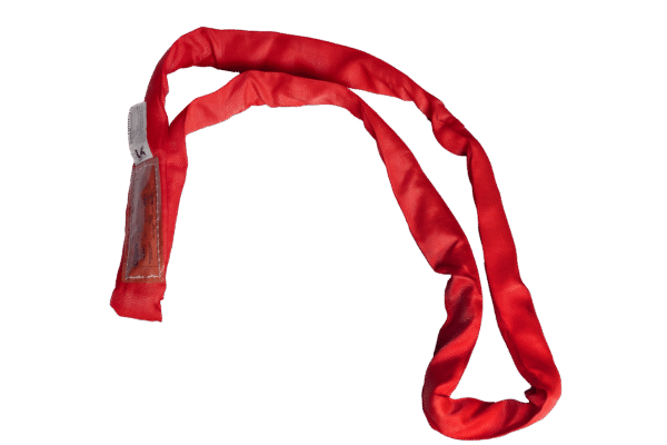 Canyon rigging product photo showing the length of our round slings.