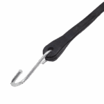 Canyon Rigging product photo of a bungee cord. This photo focuses on the hook