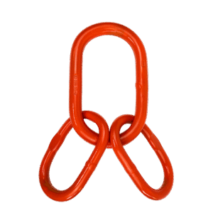 Canyon Rigging product photo of Sub Assemblies. the link is orange and has two smaller links attached to it.