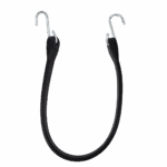 Canyon Rigging product photo of a bungee cord. The bungee cord has a s-style hood