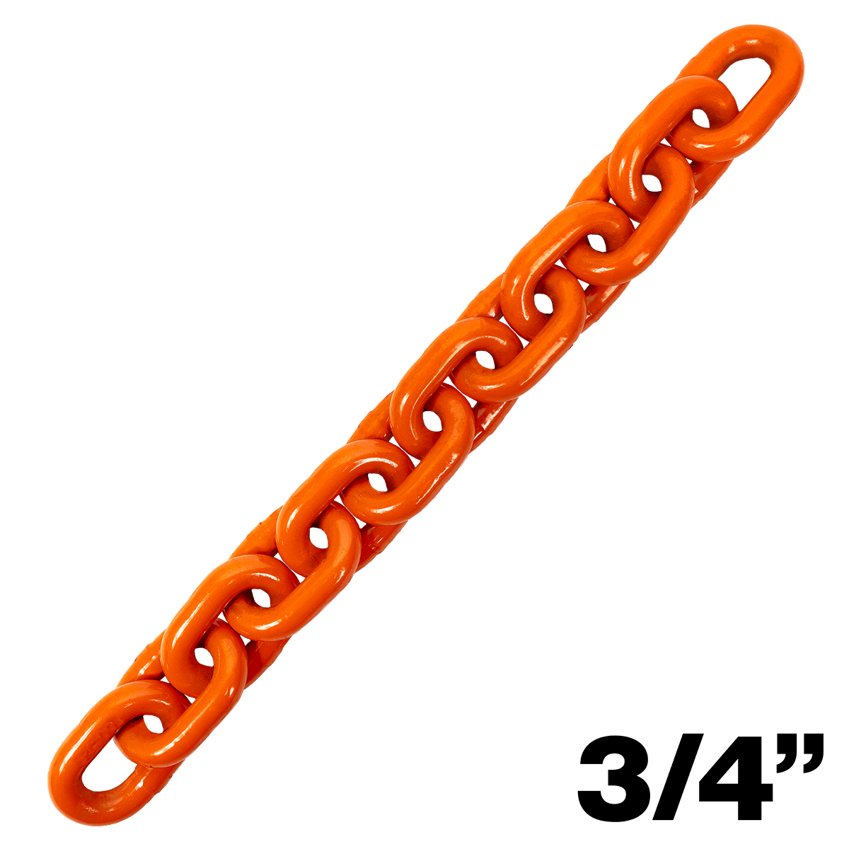 Canyon Rigging product photo of a 3/4" grade 100 chain.