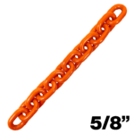 Canyon Rigging product photo of a 5/8" grade 100 chain.
