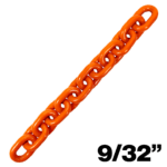Canyon Rigging product photo of a 9/32" grade 100 chain.