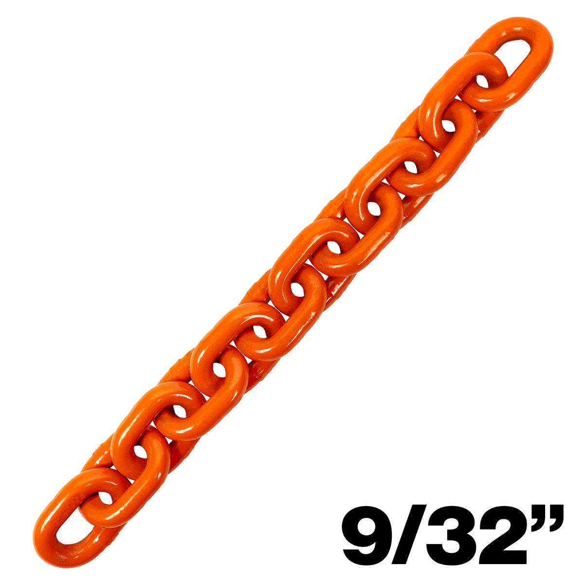 Canyon Rigging product photo of a 9/32" grade 100 chain.