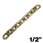 Canyon Rigging product photo of a 1/2" grade 70 chain.