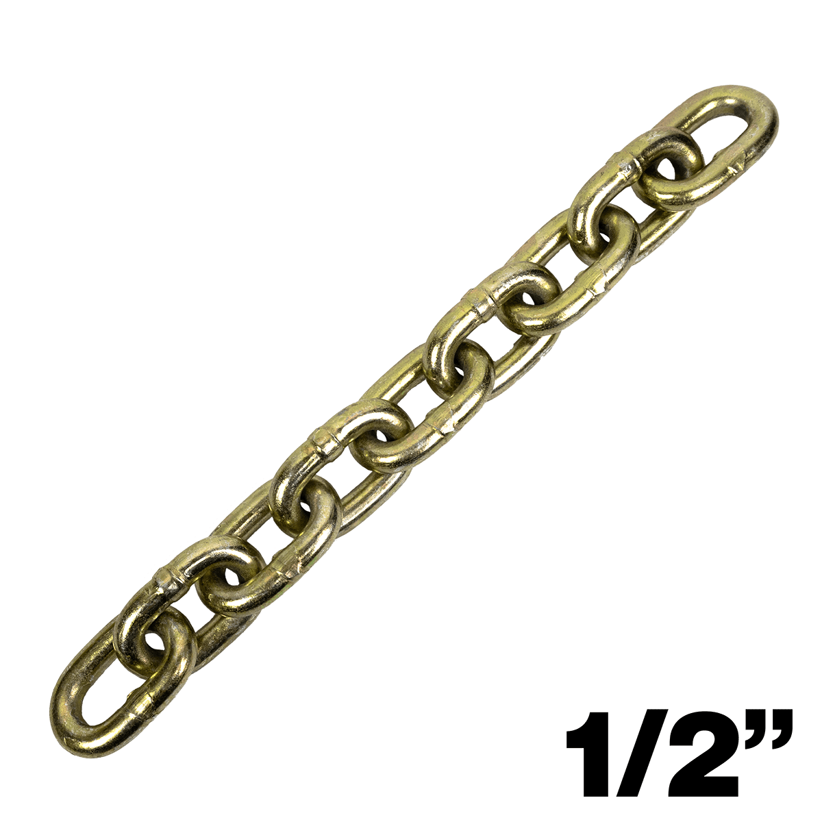 Canyon Rigging product photo of a 1/2" grade 70 chain.