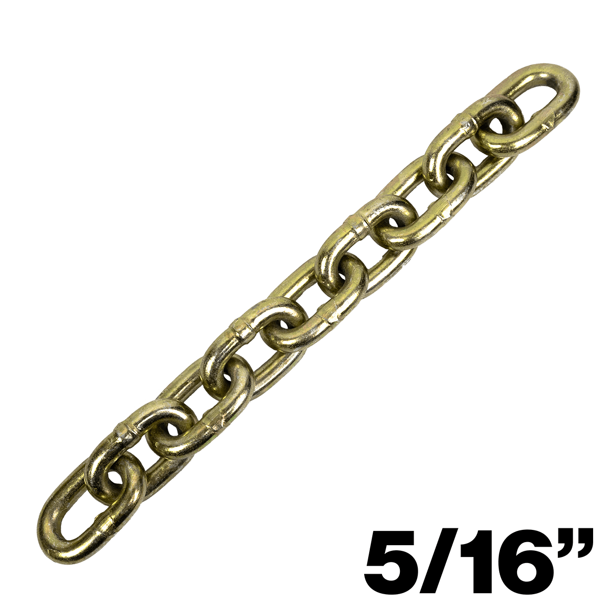 Canyon Rigging product photo of a 5/16" grade 70 chain.