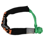 Canyon Rigging product photo of a green 5/16" soft shackle.