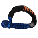 Canyon Rigging product photo of a blue 5/8" soft shackle.