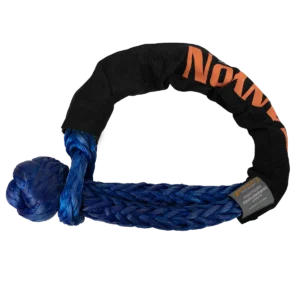 Canyon Rigging product photo of a blue 5/8" soft shackle.