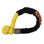 Canyon Rigging product photo of a yellow 1/2" soft shackle.