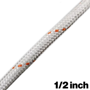 Canyon Rigging product photo of a 1/2 double braid rope.