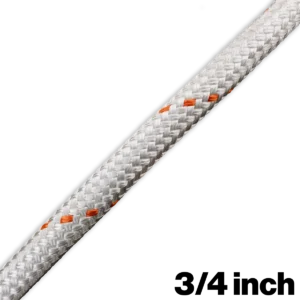 Canyon Rigging product photo of a 3/4 double braid rope.