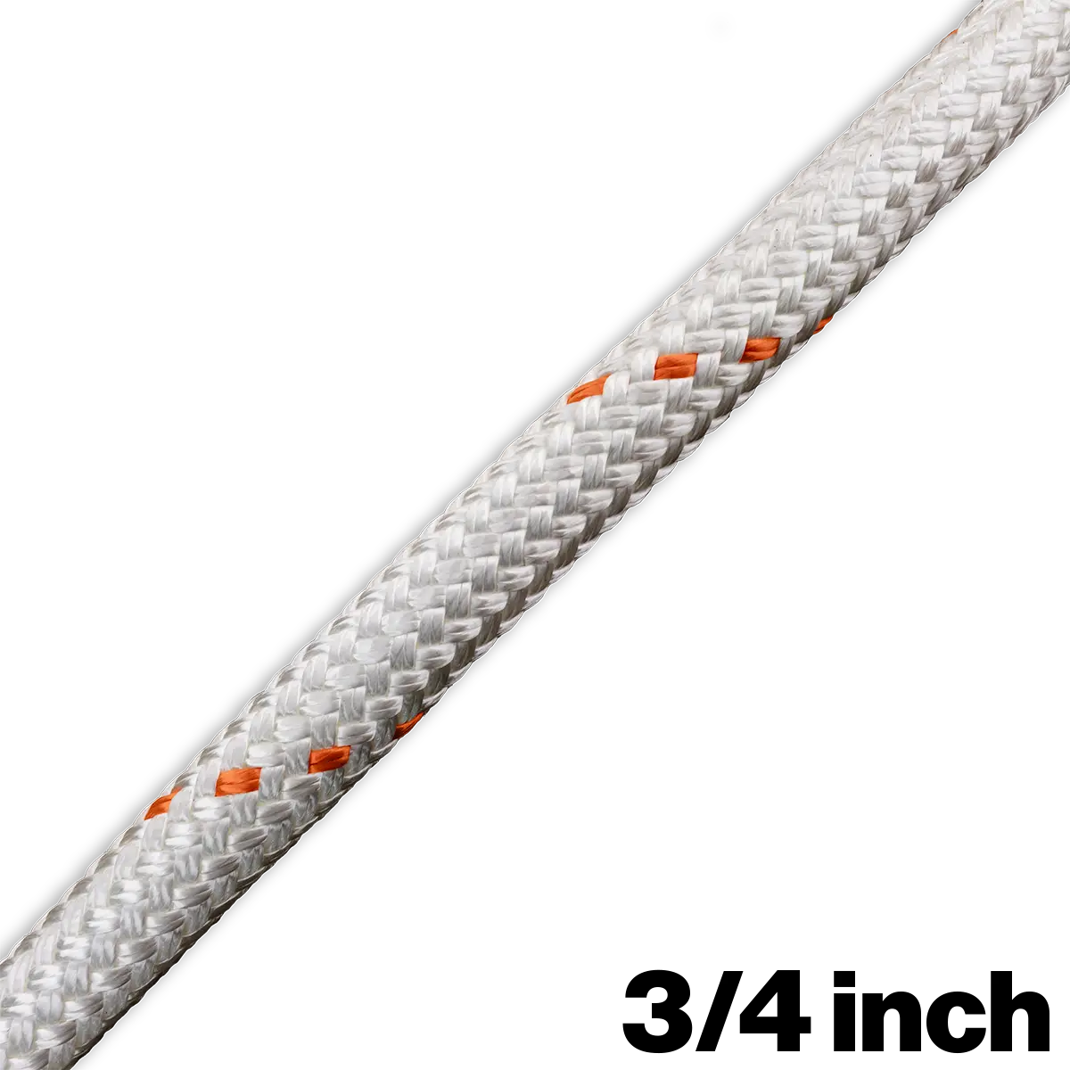 Canyon Rigging product photo of a 3/4 double braid rope.