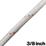 Canyon Rigging product photo of a 3/8 double braid rope.
