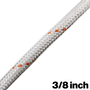 Canyon Rigging product photo of a 3/8 double braid rope.