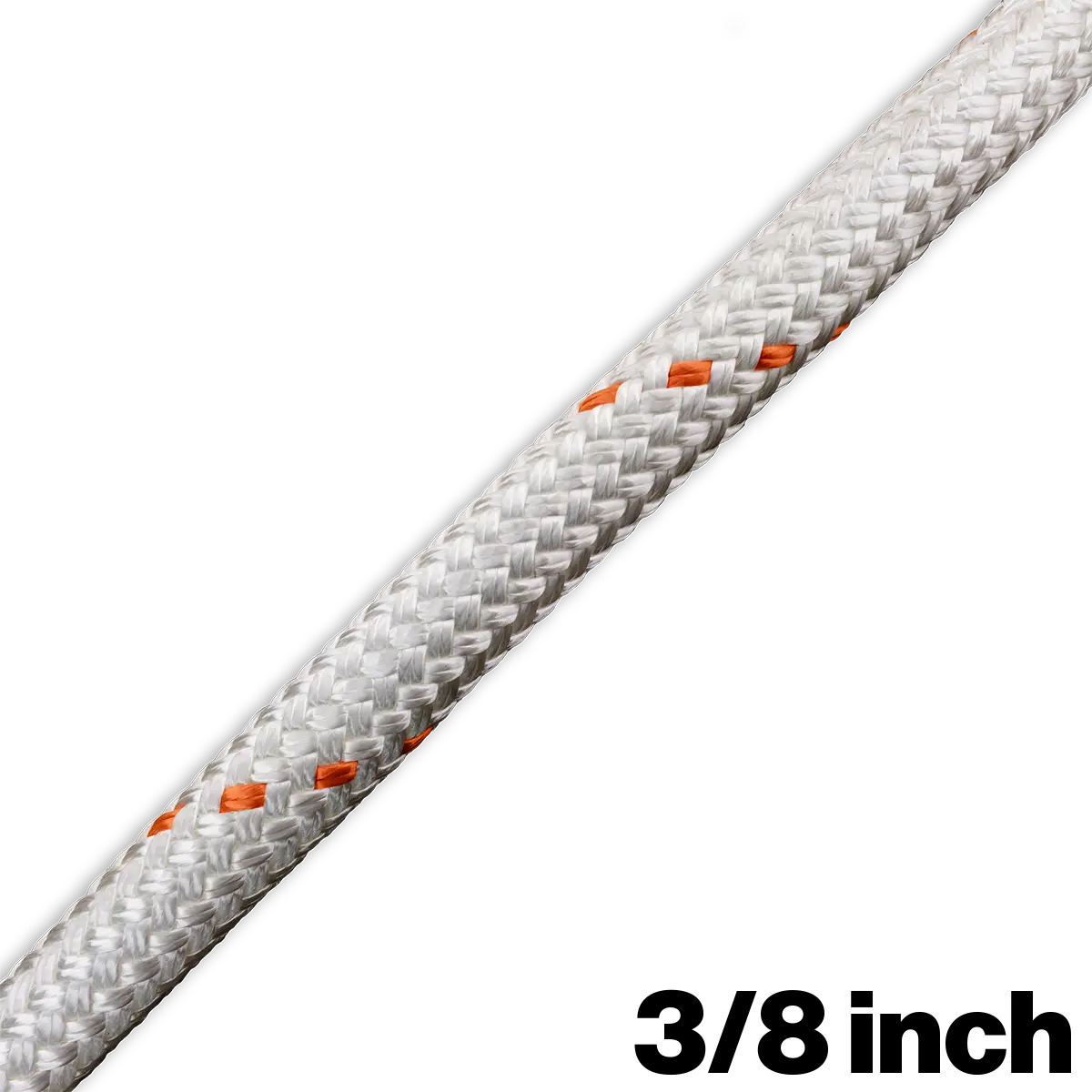Canyon Rigging product photo of a 3/8 double braid rope.