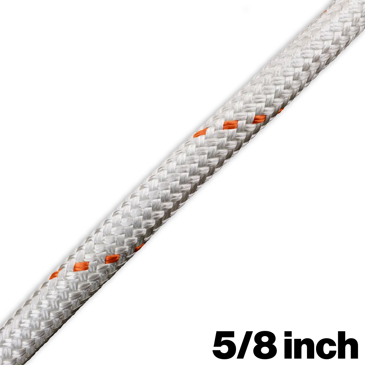 Canyon Rigging product photo of a 5/8 double braid rope.